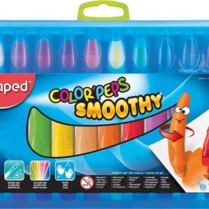 Maped Color'Peps Smoothy Gel Crayons in Plastic Case