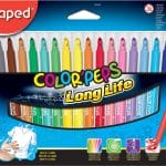 Maped Color'Peps Ultra Washable Felt/Fibre Tip Pens (18 Pack)