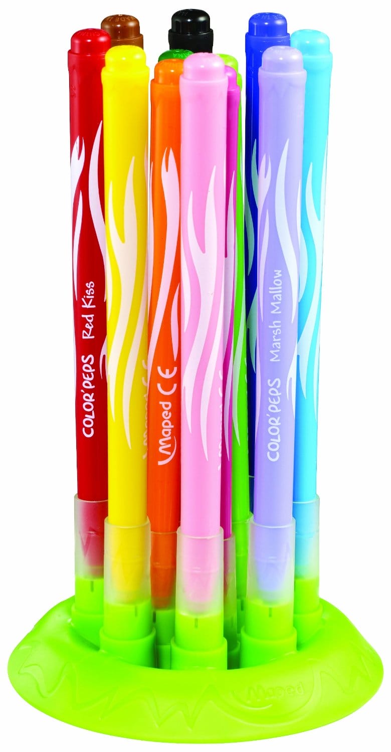 Maped Jungle Innovation Color Peps 12 Felt Pens With Holder 845445 2 845445_2