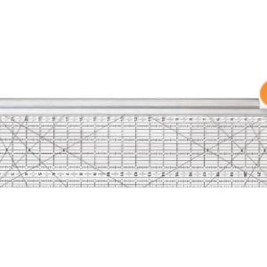 Fiskars Combo Rotary Cutter (45mm) & Ruler (6"x24")