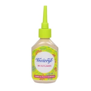 Fevicryl 3D Outliner - Pearl Metallic Gold (20ML)