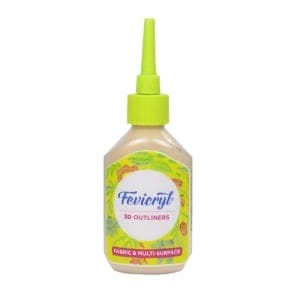 Fevicryl 3D Outliner - Pearl Metallic Gold (20ML)