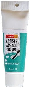Camel Artist Acrylic Colour 40ml Tube - Aqua Green