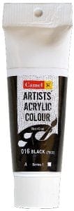 Camel Artist Acrylic Colour 40ml Tube - Black