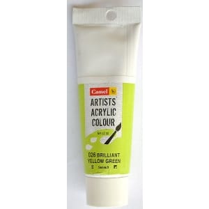 Camel Artist Acrylic Colour 40ml Tube - Brilliant Yellow Green