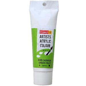 Camel Artist Acrylic Colour 40ml Tube - Cadmium Green Pale