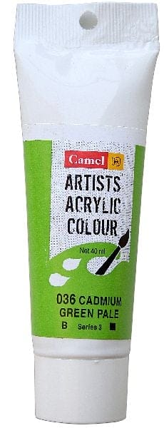 Camel Artist Acrylic Colour 40ml Tube - Cadmium Green Pale
