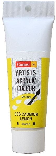 Camel Artist Acrylic Colour 40ml Tube - Cadmium Lemon