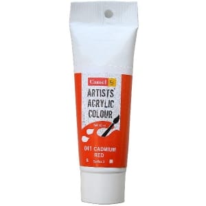 Camel Artist Acrylic Colour 40ml Tube - Cadmium Red