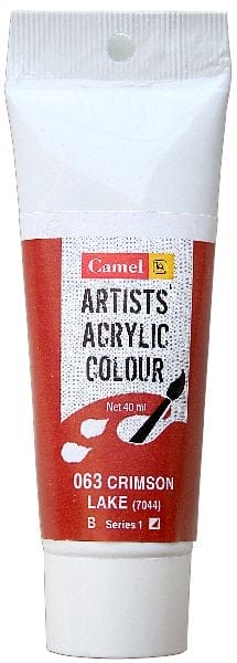 Camel Artist Acrylic Colour 40ml Tube - Crimson Lake