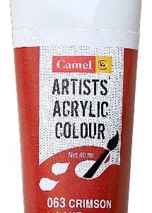 Camel Artist Acrylic Colour 40ml Tube - Crimson Lake
