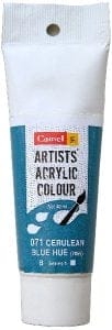 Camel Artist Acrylic Colour 40ml Tube - Cerulean Blue Hue