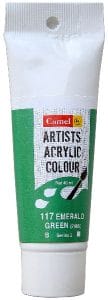 Camel Artist Acrylic Colour 40ml Tube - Emerald Green