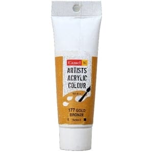 Camel Artist Acrylic Colour 40ml Tube - Gold Bronze
