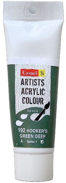 Camel Artist Acrylic Colour 40ml Tube - Hooker's Green Deep