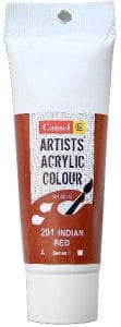 Camel Artist Acrylic Colour 40ml Tube - Indian Red