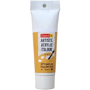 Camel Artist Acrylic Colour 40ml Tube - Naples Yellow Hue