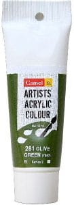 Camel Artist Acrylic Colour 40ml Tube - Olive Green