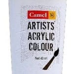 Camel Artist Acrylic Colour 40ml Tube - Pearl White