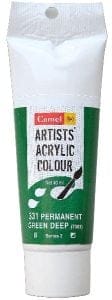 Camel Artist Acrylic Colour 40ml Tube - Permanent Green Deep