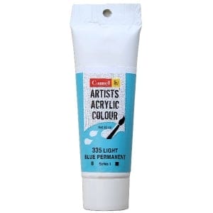 Camel Artist Acrylic Colour 40ml Tube - Light Blue Permanent
