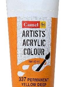 Camel Artist Acrylic Colour 40ml Tube - Permanent Yellow Deep