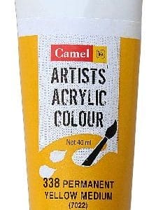 Camel Artist Acrylic Colour 40ml Tube - Permanent Yellow Medium