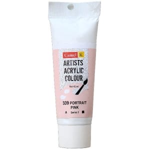 Camel Artist Acrylic Colour 40ml Tube - Portrait Pink