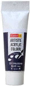 Camel Artist Acrylic Colour 40ml Tube - Prussian Blue