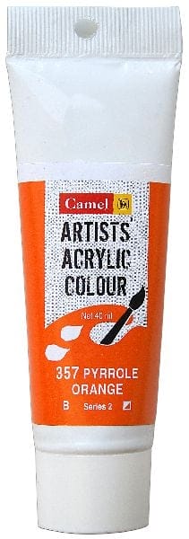 Camel Artist Acrylic Colour 40ml Tube - Pyrrole Orange