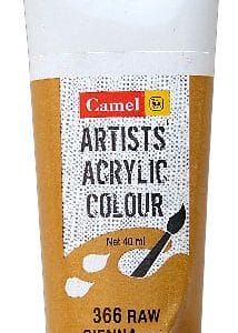 Camel Artist Acrylic Colour 40ml Tube - Raw Sienna