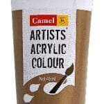 Camel Artist Acrylic Colour 40ml Tube - Raw Umber