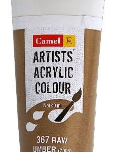 Camel Artist Acrylic Colour 40ml Tube - Raw Umber