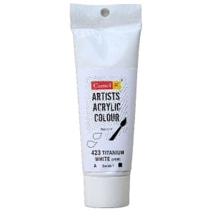 Camel Artist Acrylic Colour 40ml Tube - Titanium White