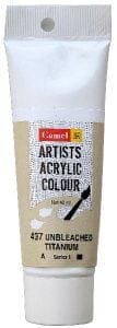 Camel Artist Acrylic Colour 40ml Tube - Unbleached Titanium