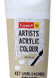 Camel Artist Acrylic Colour 40ml Tube - Unbleached Titanium