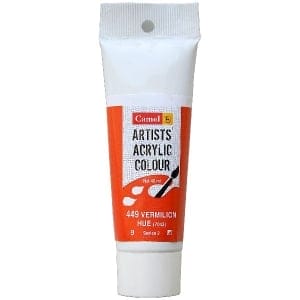 Camel Artist Acrylic Colour 40ml Tube - Vermillion Hue