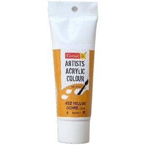 Camel Artist Acrylic Colour 40ml Tube - Yellow Ochre