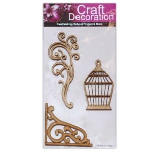 Wooden Die Cuts - Design 1