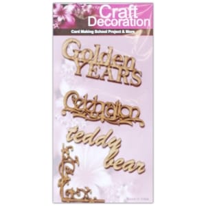 Wooden Die Cuts - Design 4