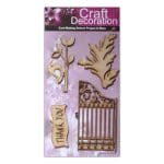 Wooden Die Cuts - Design 11