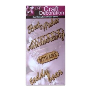 Wooden Die Cuts - Design 12