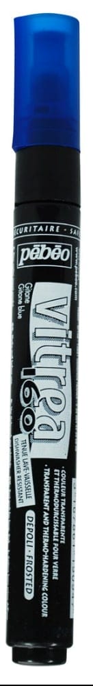 Pebeo Vitrea 160 Frosted Marker - Blue