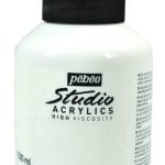 Pebeo Studio Acrylic HV 500ML - Titanium White