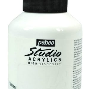 Pebeo Studio Acrylic HV 500ML - Titanium White