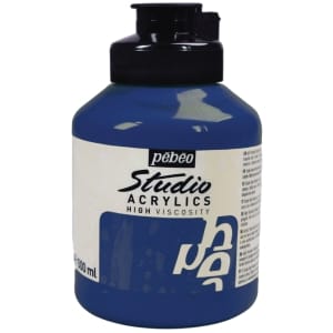 Pebeo Studio Acrylic HV 500ML - Cobalt Blue Hue
