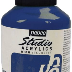 Pebeo Studio Acrylic HV 500ML - Cobalt Blue Hue