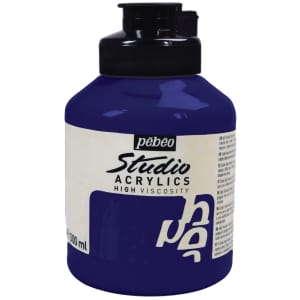 Pebeo Studio Acrylic HV 500ML - Dark Ultramarine