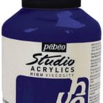 Pebeo Studio Acrylic HV 500ML - Dark Ultramarine