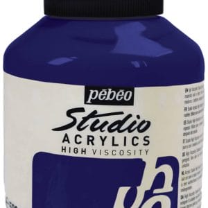 Pebeo Studio Acrylic HV 500ML - Dark Ultramarine